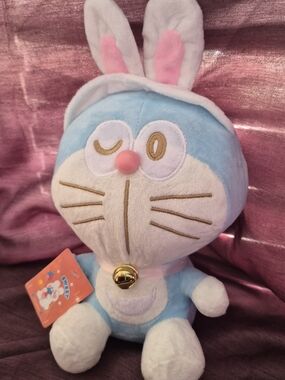 Stuffed Toy Doraemon Wool Felt Style Big New Limited 10"